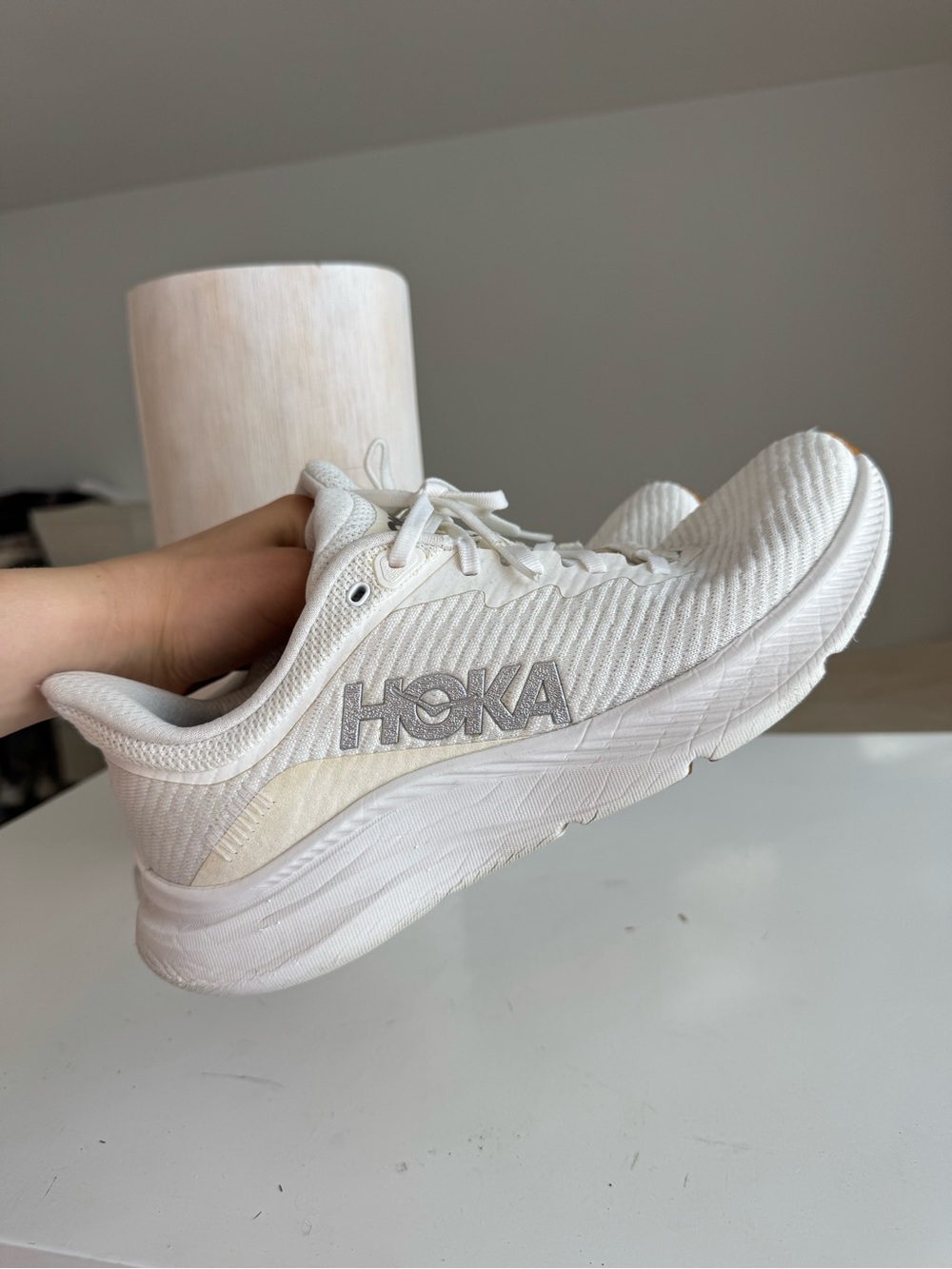 HOKA Solimar Running Shoes – White – Men’s US 10 / EU 42⅔ - Picture 1 of 12